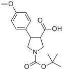 4-(4-METHOXY-PHENYL)-PYRROLIDINE-1,3-DICARBOXYLIC ACID 1-TERT-BUTYL ESTER CAS#: 851484-94-1