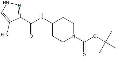 4-[(4-amino-1H-pyrazole-3-carbonyl)amino]piperidine-1-carboxylic acid tert-butyl ester CAS#: 844443-81-8