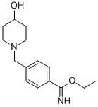 4-(4-hydroxy-piperidine-1-ylmethyl)-benzimidic acid ethyl ester CAS#: 887578-24-7