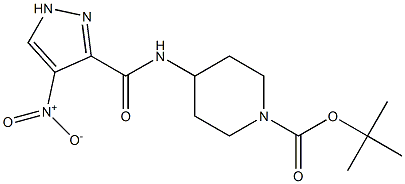 4-[(4-nitro-1H-pyrazole-3-carbonyl)amino]piperidine-1-carboxylic acid tert-butyl ester CAS#: 844443-80-7
