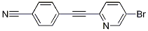 4-(5-bromopyridine-2-ylethynyl)benzonitrile CAS#: 880266-33-1