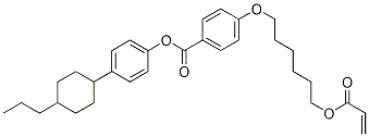 4-(6-Acryloyloxy-hexyloxy)benzoic acid 4-(4-propyl-cyclohexyl)phenyl ester CAS#: 850440-99-2