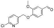 4-[(6-CHLORO-3-PYRIDINYL)METHOXY]-3-METHOXYBENZENECARBALDEHYDE CAS#: 860644-64-0