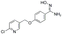 4-[(6-CHLORO-3-PYRIDINYL)METHOXY]-N'-HYDROXYBENZENECARBOXIMIDAMIDE CAS#: 866020-26-0