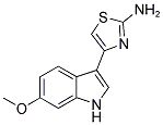 4-(6-METHOXY-1H-INDOL-3-YL)-THIAZOL-2-YLAMINE CAS#: 843622-07-1