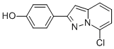 4-(7-Chloropyrazolo[1,5-a]pyridin-2-yl)phenol CAS#: 885270-46-2