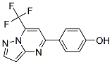 4-(7-TRIFLUOROMETHYL-PYRAZOLO[1,5-A]PYRIMIDIN-5-YL)-PHENOL CAS#: 861435-10-1