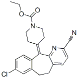 4-(8-Chloro-2-cyano-5,6-dihydro-11H-benzo[5,6]cyclohepta[1,2-b]pyridin-11-ylidene)-1-piperidinecarboxylic Acid Ethyl Ester CAS#: 860010-31-7