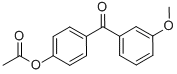 4-ACETOXY-3'-METHOXYBENZOPHENONE CAS#: 890099-29-3