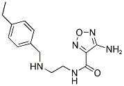 4-AMINO-N-(2-((4-ETHYLBENZYL)AMINO)ETHYL)-1,2,5-OXADIAZOLE-3-CARBOXAMIDE CAS#: 880073-11-0