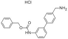 (4'-AMINOMETHYL-BIPHENYL-3-YL)-CARBAMIC ACID BENZYL ESTER HYDROCHLORIDE CAS#: 880157-18-6