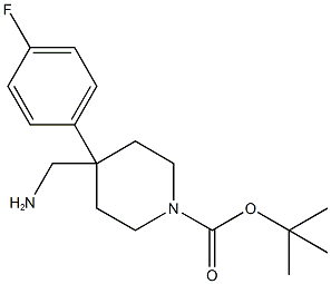 4-Aminomethyl-4-(4-fluoro-phenyl)-piperidine-1-carboxylic acid tert-butyl ester CAS#: 847615-01-4