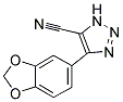 4-BENZO[D]1,3-DIOXOLAN-5-YL-1H-1,2,3-TRIAZOLE-5-CARBONITRILE CAS#: 863870-58-0