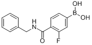4-(BENZYLCARBAMOYL)-3-FLUOROBENZENEBORONIC ACID 97 CAS#: 874289-19-7
