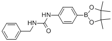 4-[(BENZYLCARBAMOYL)AMINO]BENZENEBORONIC ACID, PINACOL ESTER 98%4-(3-BENZYLUREIDO)BENZENEBORONIC ACID, PINACOL ESTER CAS#: 874290-98-9