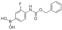 4-(BENZYLOXYCARBONYLAMINO)-3-FLUOROPHENYLBORONIC ACID CAS#: 874290-60-5