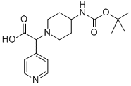 (4-BOC-AMINO-PIPERIDIN-1-YL)-PYRIDIN-4-YL-ACETIC ACID CAS#: 885275-36-5