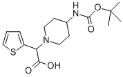 (4-BOC-AMINO-PIPERIDIN-1-YL)-THIOPHEN-2-YL-ACETIC ACID CAS#: 885275-38-7