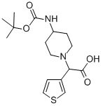 (4-BOC-AMINO-PIPERIDIN-1-YL)-THIOPHEN-3-YL-ACETIC ACID CAS#: 885275-49-0