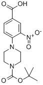 4-(BOC-PIPERAZIN-1-YL)-3-NITROBENZOIC A& CAS#: 870703-72-3