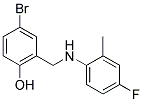 4-BROMO-2-[(4-FLUORO-2-METHYLANILINO)METHYL]BENZENOL CAS#: 868256-53-5
