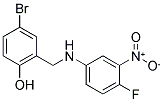 4-BROMO-2-[(4-FLUORO-3-NITROANILINO)METHYL]BENZENOL CAS#: 868256-48-8