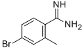 4-BROMO-2-METHYL-BENZAMIDINE CAS#: 856166-20-6