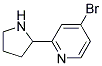 4-BROMO-2-PYRROLIDIN-2-YL-PYRIDINE CAS#: 886365-52-2