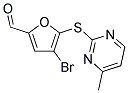 4-BROMO-5-(4-METHYL-PYRIMIDIN-2-YLSULFANYL)-FURAN-2-CARBALDEHYDE CAS#: 886502-49-4