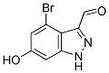 4-BROMO-6-HYDROXY-3-(1H)INDAZOLE CARBOXALDEHYDE CAS#: 887568-96-9