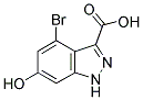 4-BROMO-6-HYDROXY-3-(1H)INDAZOLE CARBOXYLIC ACID CAS#: 887568-98-1