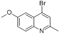 4-BROMO-6-METHOXY-2-METHYLQUINOLINE CAS#: 856095-00-6