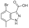 4-BROMO-7-METHYL-3-(1H)INDAZOLECARBOXYLIC ACID CAS#: 887578-90-7
