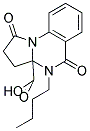 4-BUTYL-1,5-DIOXO-2,3,4,5-TETRAHYDROPYRROLO[1,2-A]QUINAZOLINE-3A(1H)-CARBOXYLIC ACID CAS#: 863669-61-8