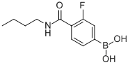4-(BUTYLCARBAMOYL)-3-FLUOROBENZENEBORONIC ACID 98 CAS#: 874289-17-5