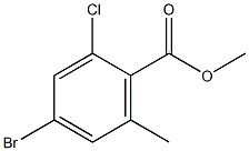 4-Bromo-2-chloro-6-methyl-benzoic  acid  methyl  ester CAS#: 877149-10-5