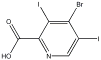 4-Bromo-3,5-diiodopyridine-2-carboxylic acid CAS#: 876476-58-3