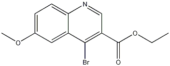 4-Bromo-6-methoxyquinoline-3-carboxylic acid ethyl ester CAS#: 872714-50-6