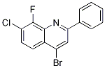 4-Bromo-7-chloro-8-fluoro-2-phenylquinoline CAS#: 867164-98-5