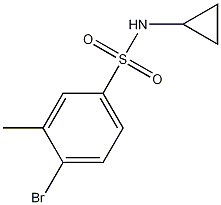 4-Bromo-N-cyclopropyl-3-methylbenzenesulfonamide CAS#: 876875-59-1