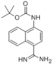 (4-CARBAMIMIDOYL-NAPHTHALEN-1-YL)-CARBAMIC ACID TERT-BUTYL ESTER CAS#: 885270-07-5