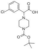 4-[CARBOXY-(3-CHLORO-PHENYL)-METHYL]-PIPERAZINE-1-CARBOXYLIC ACID TERT-BUTYL ESTER HYDROCHLORIDE CAS#: 885272-99-1