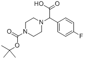 4-[CARBOXY-(4-FLUORO-PHENYL)-METHYL]-PIPERAZINE-1-CARBOXYLIC ACID TERT-BUTYL ESTER HYDROCHLORIDE CAS#: 868151-70-6