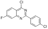 4-CHLORO-2-(4-CHLORO-PHENYL)-7-FLUORO-QUINAZOLINE CAS#: 885277-75-8