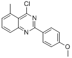 4-CHLORO-2-(4-METHOXY-PHENYL)-5-METHYL-QUINAZOLINE CAS#: 885277-29-2