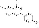 4-CHLORO-2-(4-METHOXY-PHENYL)-6-METHYL-QUINAZOLINE CAS#: 885277-22-5