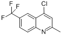 4-CHLORO-2-METHYL-6-TRIFLUOROMETHYLQUINOLINE CAS#: 867167-05-3