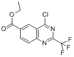4-CHLORO-2-TRIFLUOROMETHYL-QUINAZOLINE-6-CARBOXYLIC ACID ETHYL ESTER CAS#: 865611-98-9