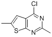 4-CHLORO-2,6-DIMETHYLTHIENO[2,3-D]PYRIMIDINE CAS#: 879873-61-7