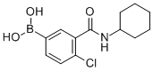 4-CHLORO-3-(CYCLOHEXYLAMINOCARBONYL)PHENYLBORONIC ACID CAS#: 871332-92-2